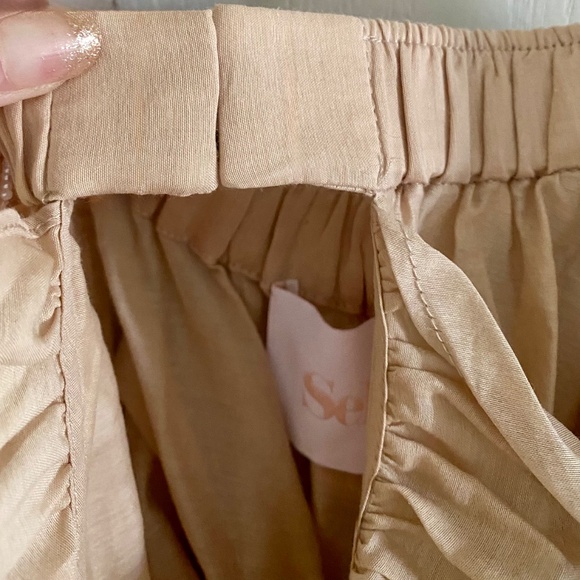 NO OFFERS/FINAL MARKDOWN $340 NWT SELKIE COLLECTION Tournure Skirt in Sparrow - Picture 8 of 10